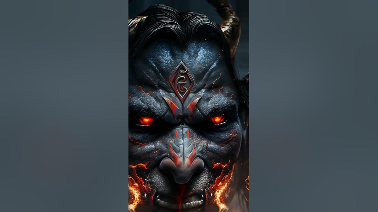 Asking AI what the Prince of Hell looks like. #shorts #ai
