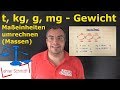 Maßeinheiten umrechnen | Gewicht | t, kg, g, mg (Massen umrechnen) | Lehrerschmidt Mp3 Song