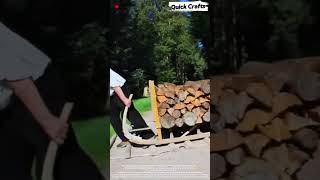 The Genius of Traditional Engineering in Logging! 🪵#shorts