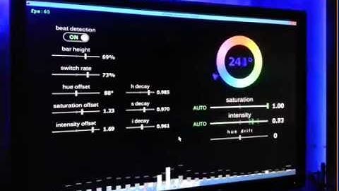 RGB LED strip beat detection (Arduino with Processing)