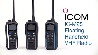 Icom Ic M25 Floating Handheld Vhf Radio West Marine Quick Look Youtube