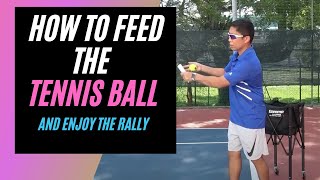 How to Feed A Tennis Ball So That You Can Enjoy The Rally More screenshot 5