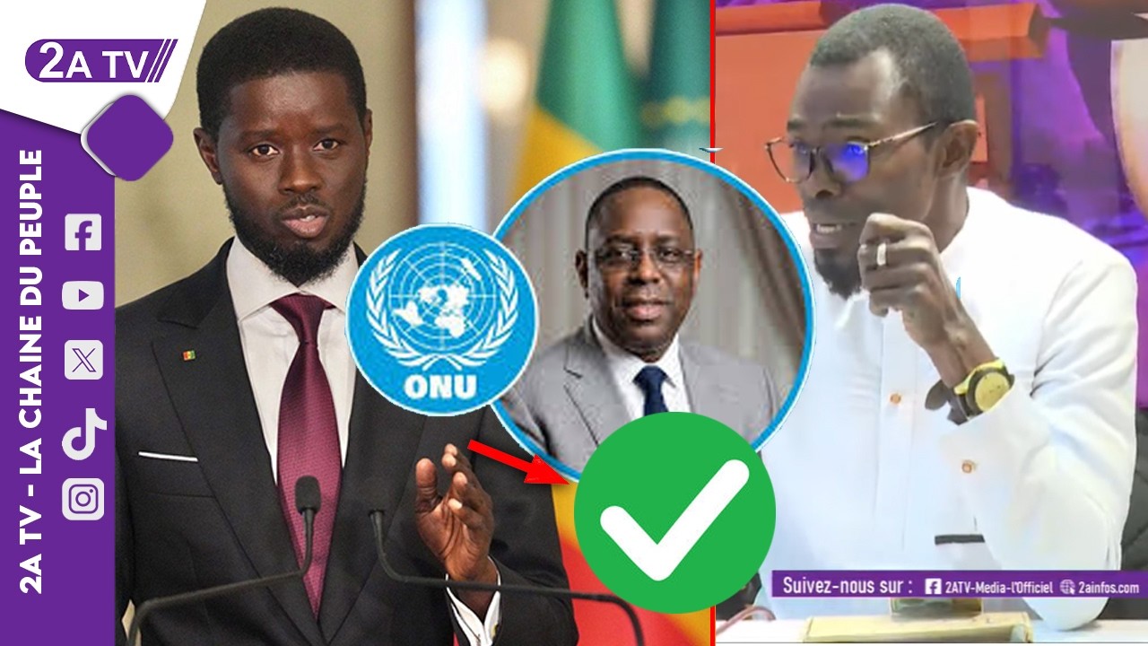 Diomaye dafa signé pour Macky nékeu candidat ONU ? Serigne NIANG...