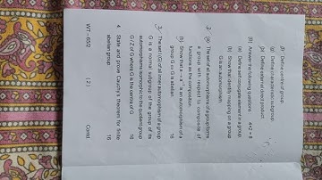 BBMKU Sem-5 Core-12  GROUP THEORY 2 MATHEMATICS HONOURS 2021-2024