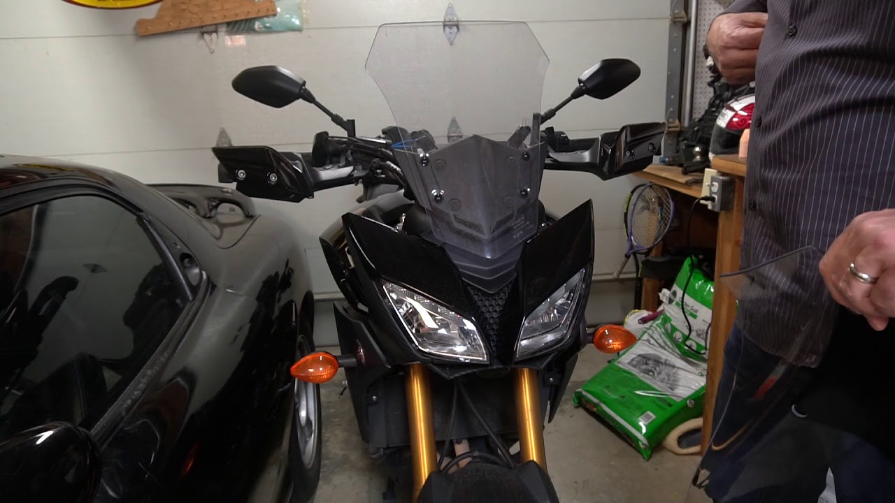 FJ-09 Vstream Windshield Install and walk-around