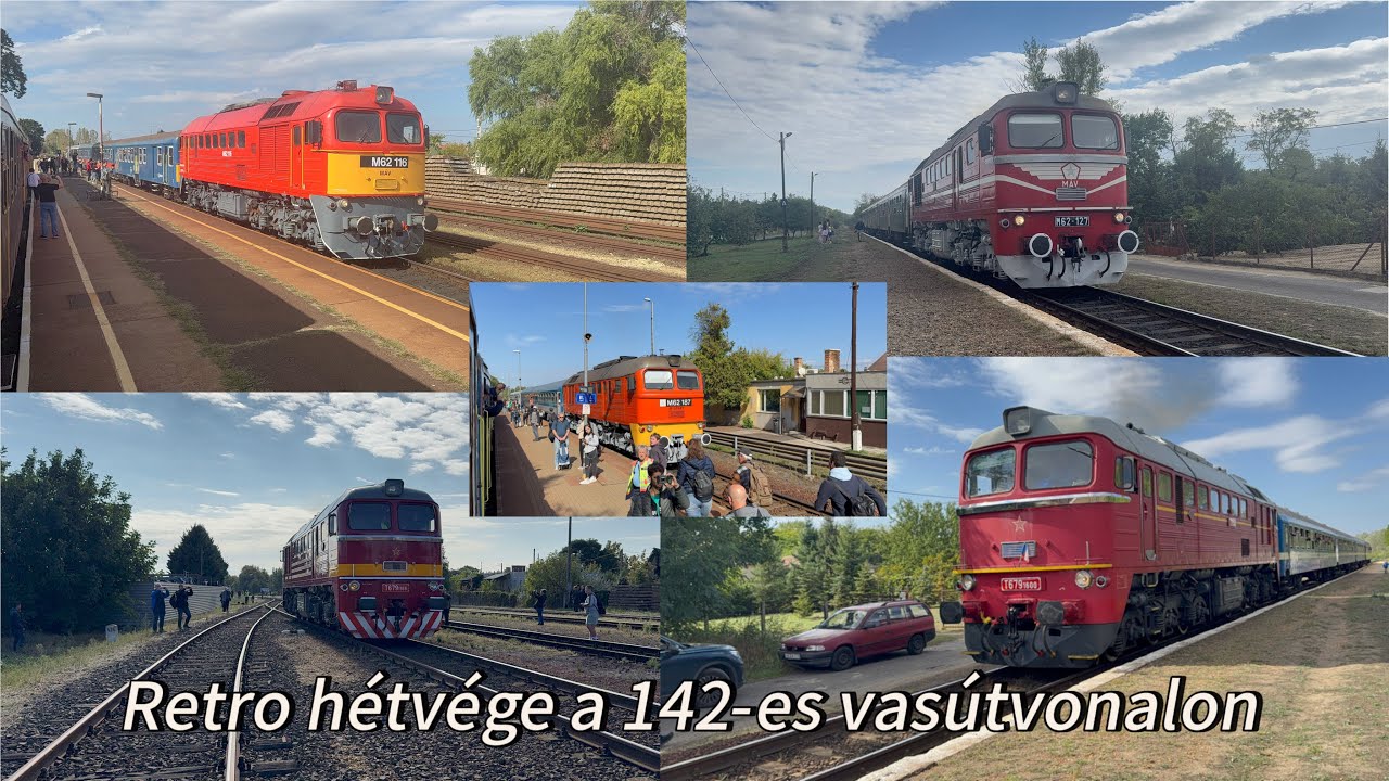 Különleges személy vonatok! Retró hétvége a Lajosmizsei vonalon, ahol amugy is Retró az élet!
