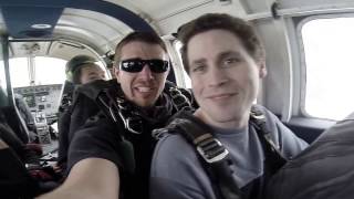 Derek's first skydive at Skydive Hollister - March 18, 2017