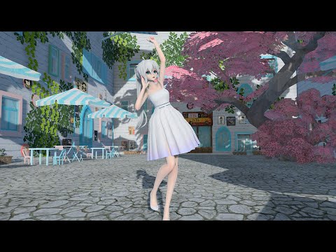 MMD fairy dress Haku 弱音 告别的记忆 さよならスーヴェニア　モーション，so lovely！