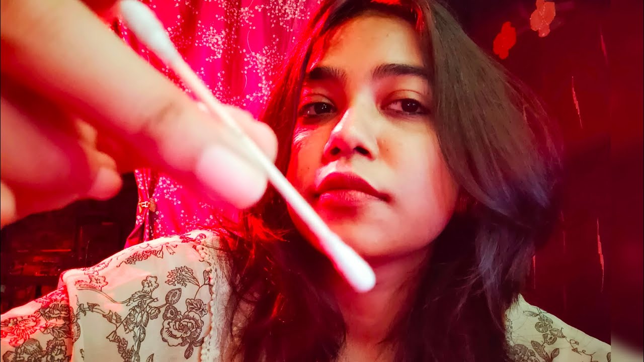 ASMR HINDI- Cleaning Your Ears (EAR CLEANING)