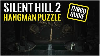 Silent Hill 2 - Weights and Scales Puzzle (quick guide)
