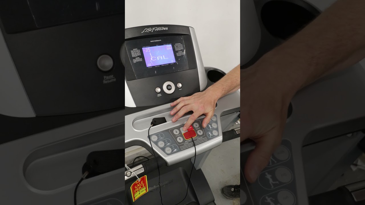 Калибровка беговой дорожки Life Fitness T3 F3 T5 с помощью консолей Basic, Advance или Go