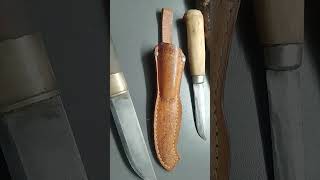 knife restoration old sheaths. #kniferestoration #puukko #bushcraft #antiqueknife #finland