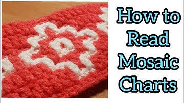 How to read Mosaic Crochet Charts - Graphs