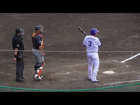 高橋周平（背番号３）の打席（センター前ヒット）　中日VSハンファ（韓国）との練習試合　中日ドラゴンズ沖縄キャンプ　２月２６日（月）