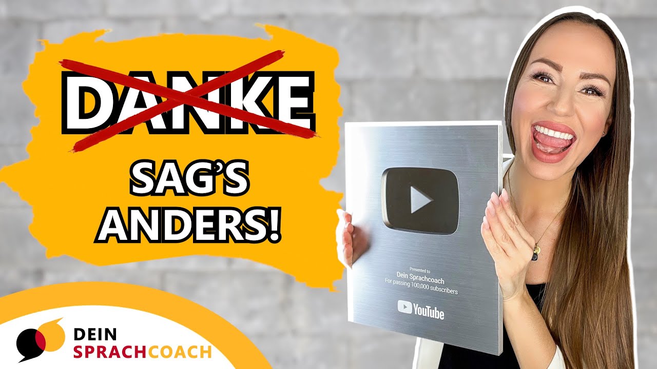 Update DANKE SAGEN AUF DEUTSCH (erweitere deinen Wortschatz | Deutsch A2 | B1 | B2 | C1)