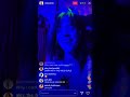 Billie Eilish Instagram live 9/17/19