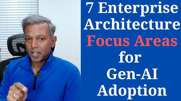 7 Core Enterprise Architecture Focus Areas | Gen-AI Adoption | Trending EA Practices | Real-time