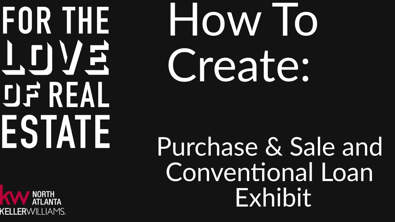 How To: Purchase & Sale Agreement