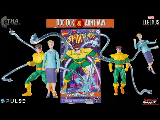 Marvel Legends Doc Ock & Aunt May Spider-Man VHS Series 2 Pack