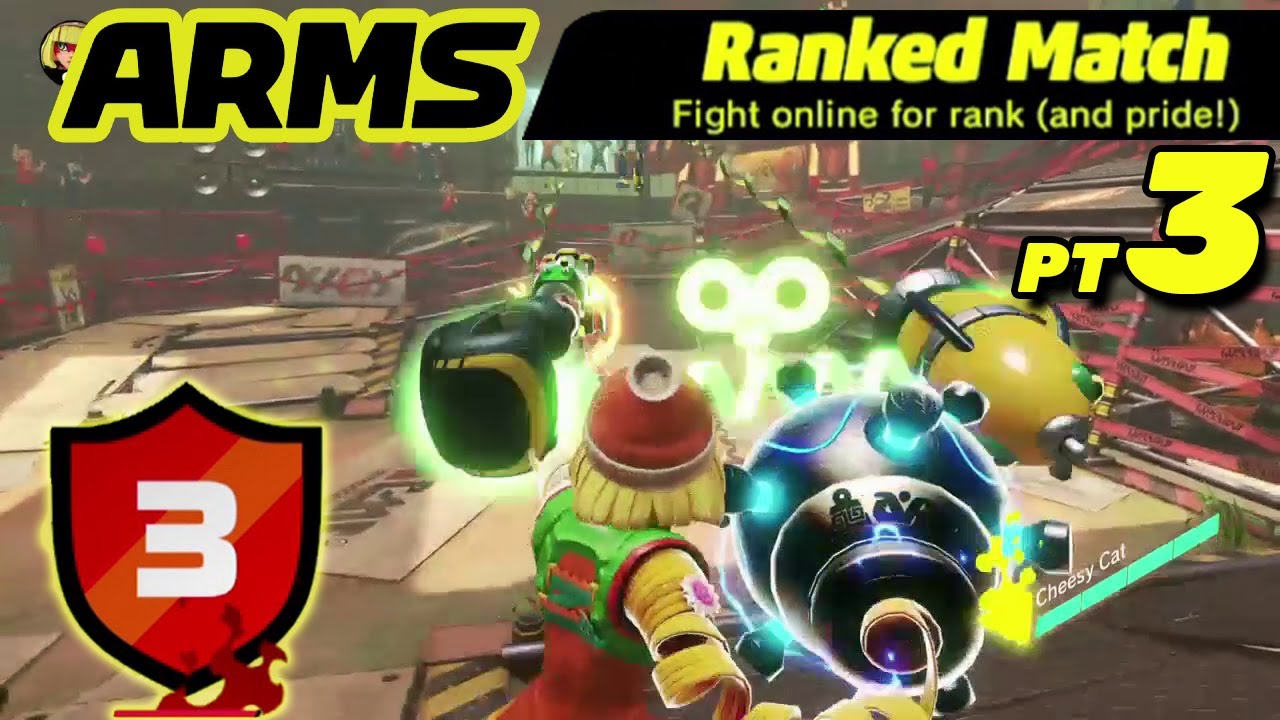 ARMS Ranked Mode Part 3 "GRABS, the Nintendo Switch Exclusive" - YouTube