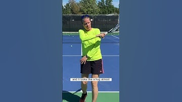 Tennis Forehand - Use the non-dominant arm correctly #shorts