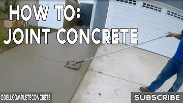 How to Joint Concrete
