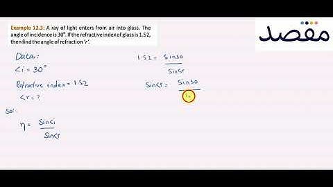Class X Physics Chapter 3 - Geometrical Optics Example 12.3
