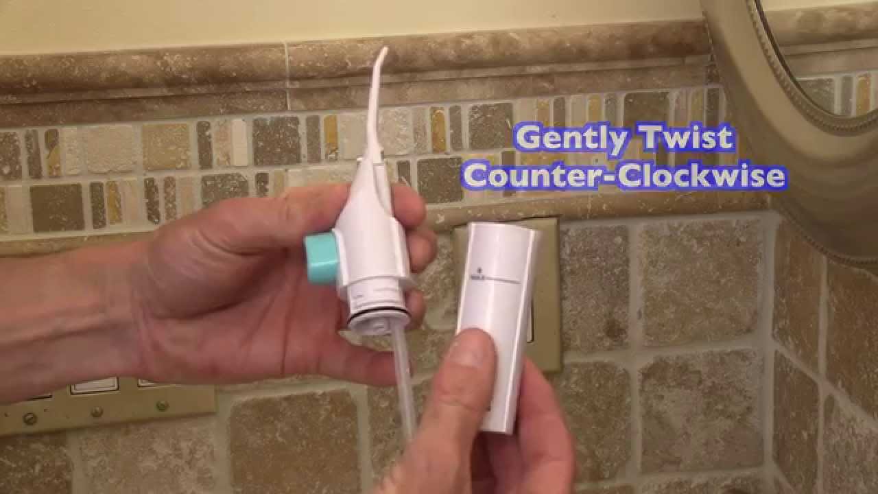distrikt backup økse Filling & Using Your Power Floss™ Dental Water Jet - YouTube