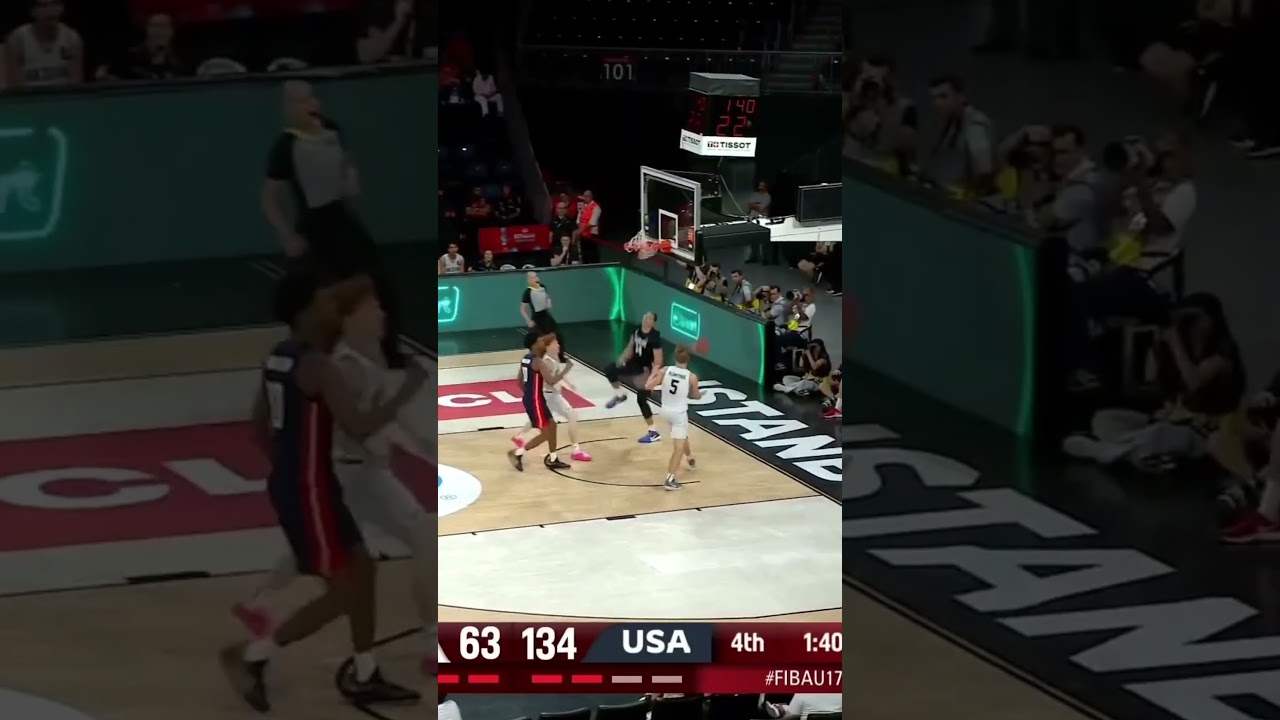 Tyran Stokes looks like a 2K MyPlayer come to life 😳🎮 #FIBAU17