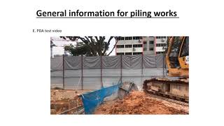 Test Presentation Piling And Testing