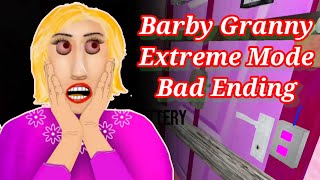 Horror Barby Granny Extreme Mode Bad Ending Gameplay screenshot 2