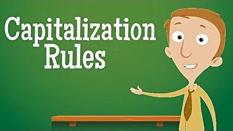 Capitalization Rules | Classroom Language Arts Video