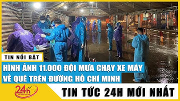 Hình ảnh 11.000 người bất chấp mưa gió vẫn chạy xe máy về quê, miền tây kiến nghị tạm ngưng đón dân