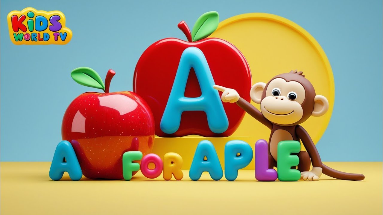 Rainbow ABC Alphabet Song | A FOR ANT 🐜 With Kids World Rhymes TV 