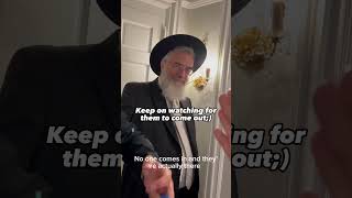 Super rare moment on camera Jewish bride and groom isolation room