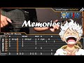 One Piece - Memories - Acoustic (Fingerstyle Guitar Cover) TABS Tutorial