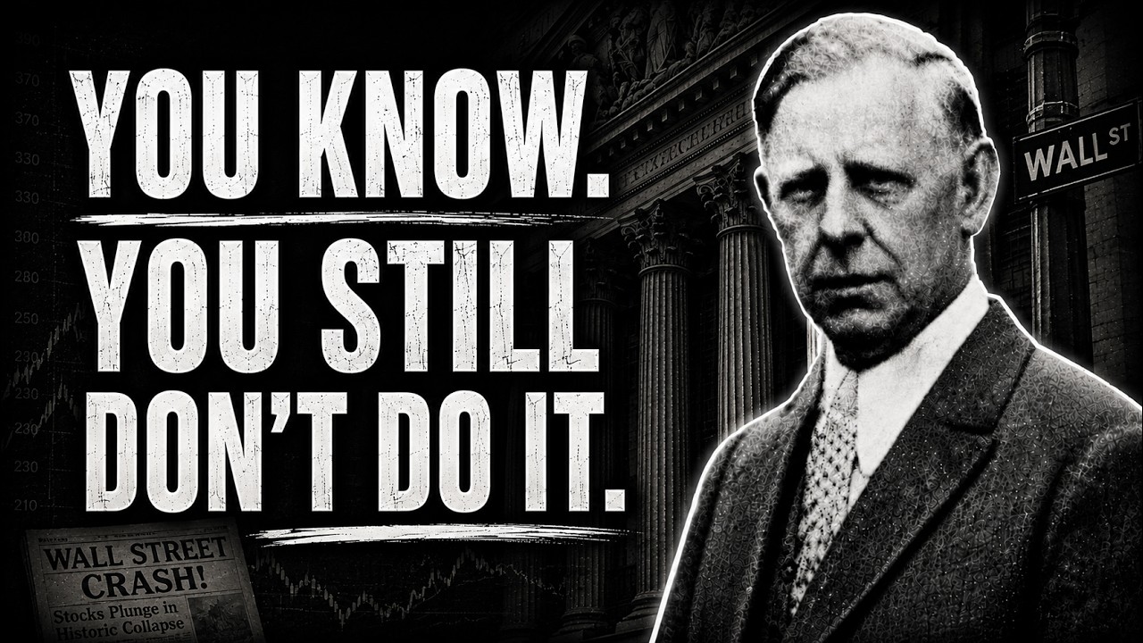 Jesse Livermore | The Real Reason You Can't Follow Your Plan