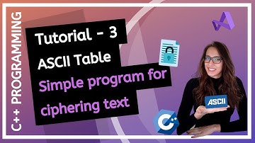 C++ FOR BEGINNERS (2025) - ASCII Table, Program for ciphering text PROGRAMMING TUTORIAL