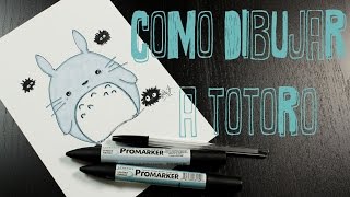 Cómo dibujar a Totoro / How to draw a Totoro (Studio Ghibli)