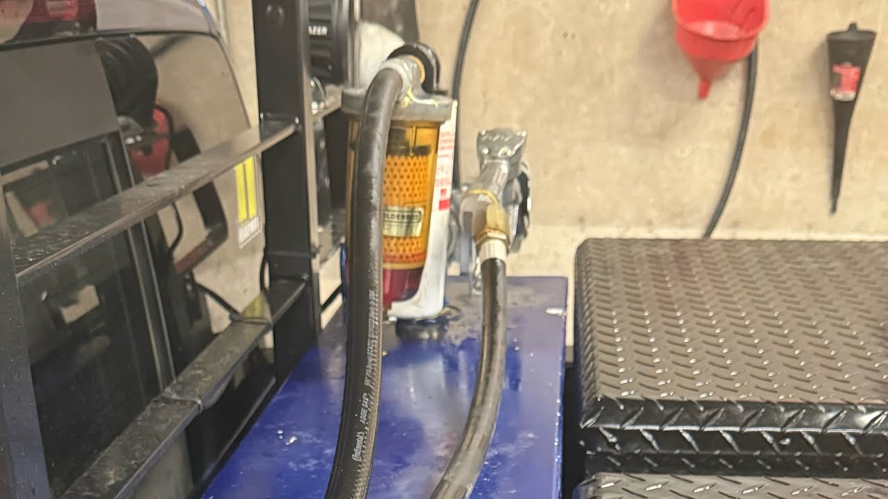 Fixing a leaky fuel transfer tank!