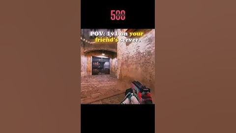 1v1 on Friends Server 😭 #shorts #csgo #cs2