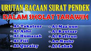 Urutan Bacaan Surat Pendek Yang Dibaca Didalam Sholat Tarawih Mudah Dihafal Dan Berurutan