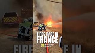 Wildfire rages as firefighter captures incredible POV | #wildlifes