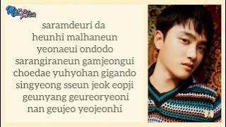 D.O. (디오) - I_m Gonna Love You (Feat. Wonstein) | Easy Lyrics