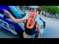 Worst Than Animal Bratty Does Unthinkable & Totally Panics & Loses it When Faces Tough Cops!