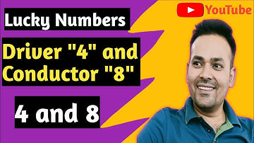 Lucky name Numbers for Driver 4 and Conductor 8/मूलांक 4 और भाग्यांक 8 #numerology #numerologist