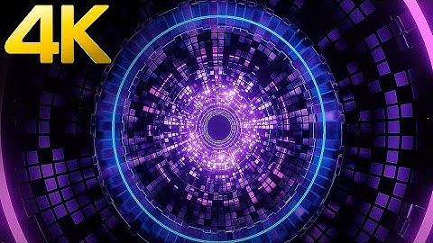 8 hours 4k DJ Party Led Lights Mind Relaxing Sci-fi light Screensaver Seamless Loop Animation