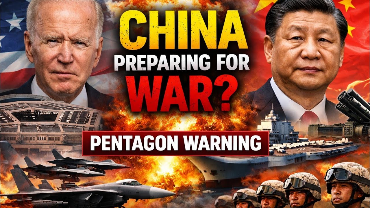 Pentagon Warns China Is Preparing for a World War3  🇨🇳&🇺🇲 