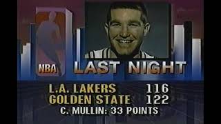 NBA: 1988-89 regular season - Bulls vs Hawks (Jordan 40 pts + 12 assists + 10 rebs)