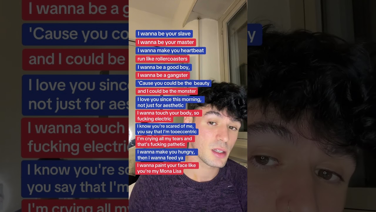 Let’s sing together I WANNA BE YOUR SLAVE by MANESKIN🖤